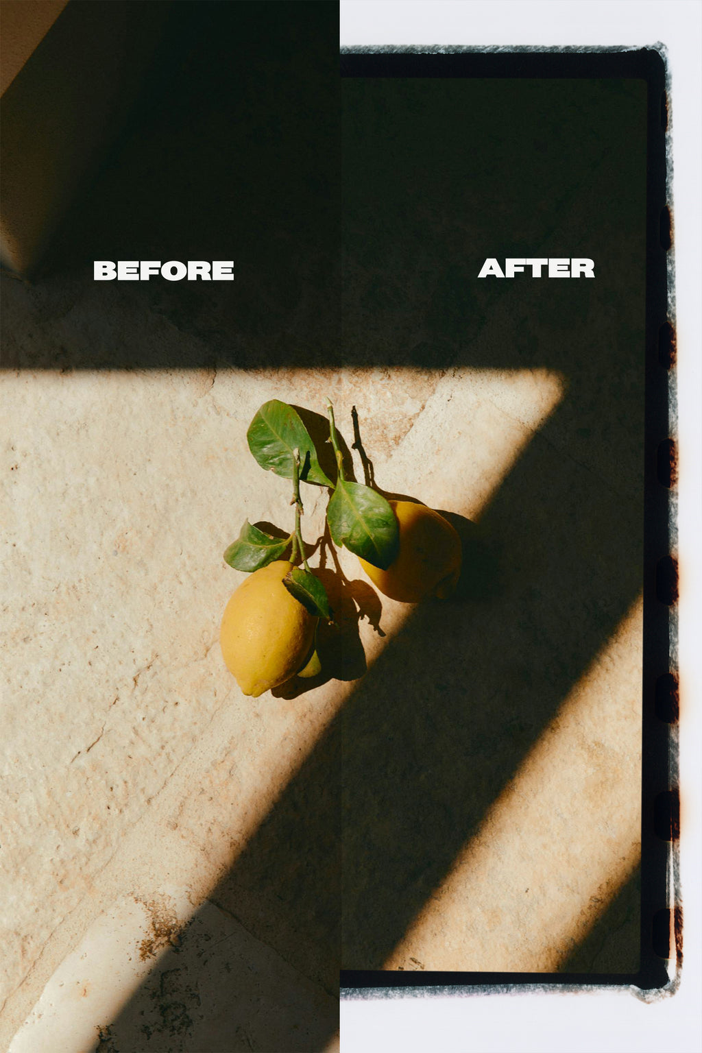 35mm Film Border Overlays