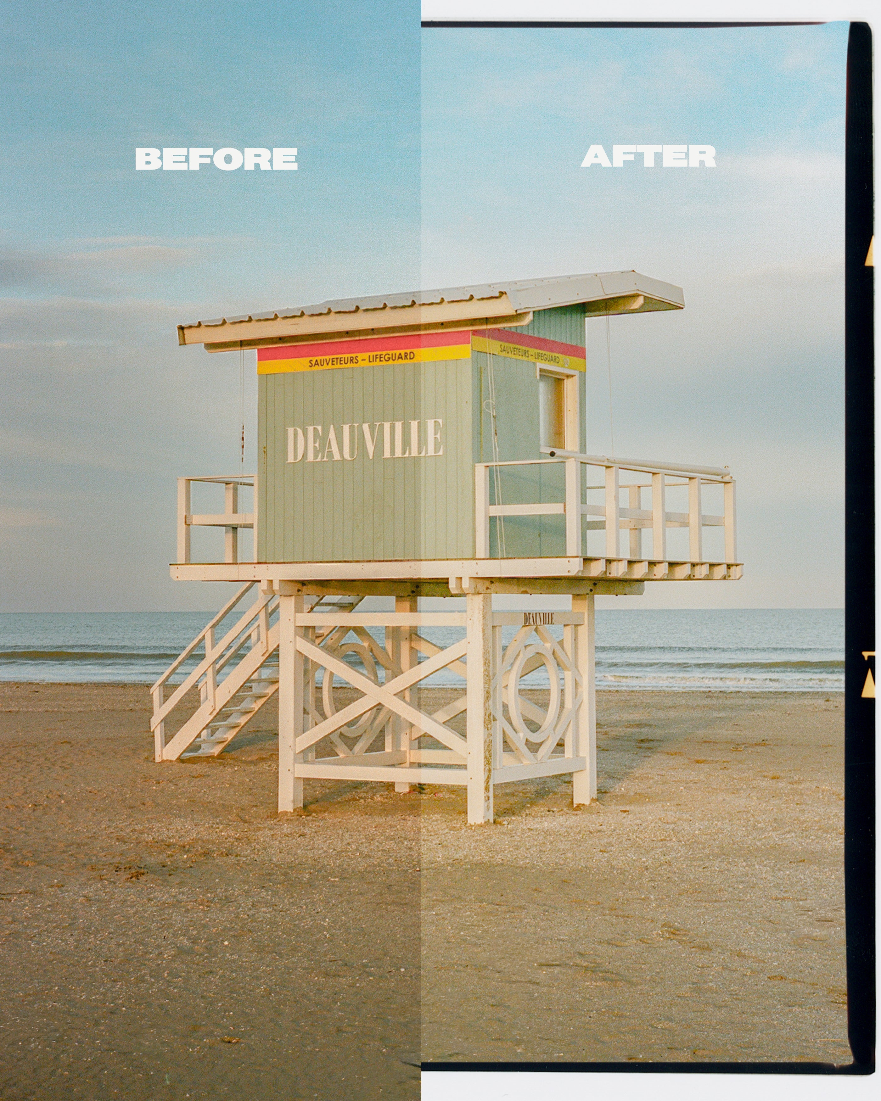 Medium Format Film Border Overlays