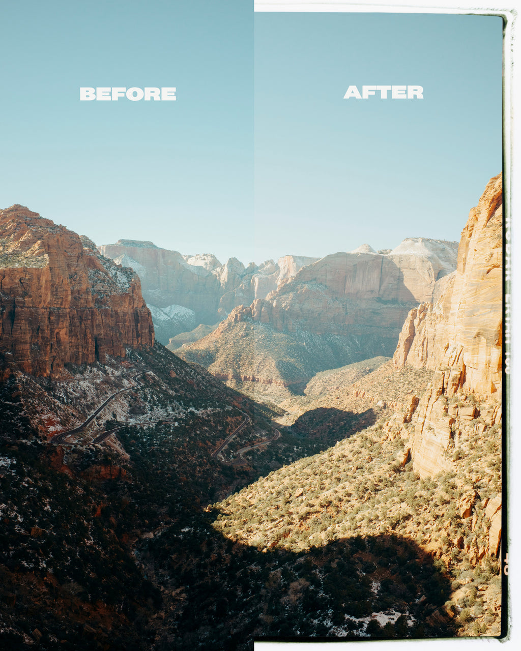 Medium Format Film Border Overlays