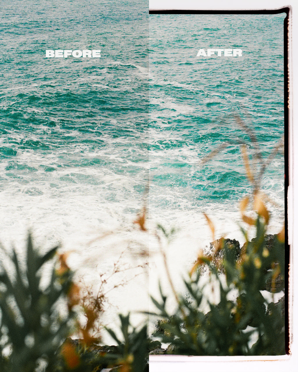Medium Format Film Border Overlays